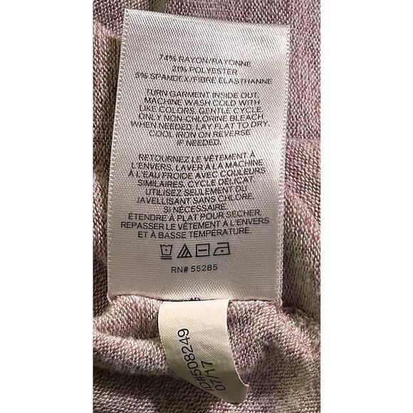 Express V-Neck Oversized Pink Top Women's Medium - Picture 6 of 6